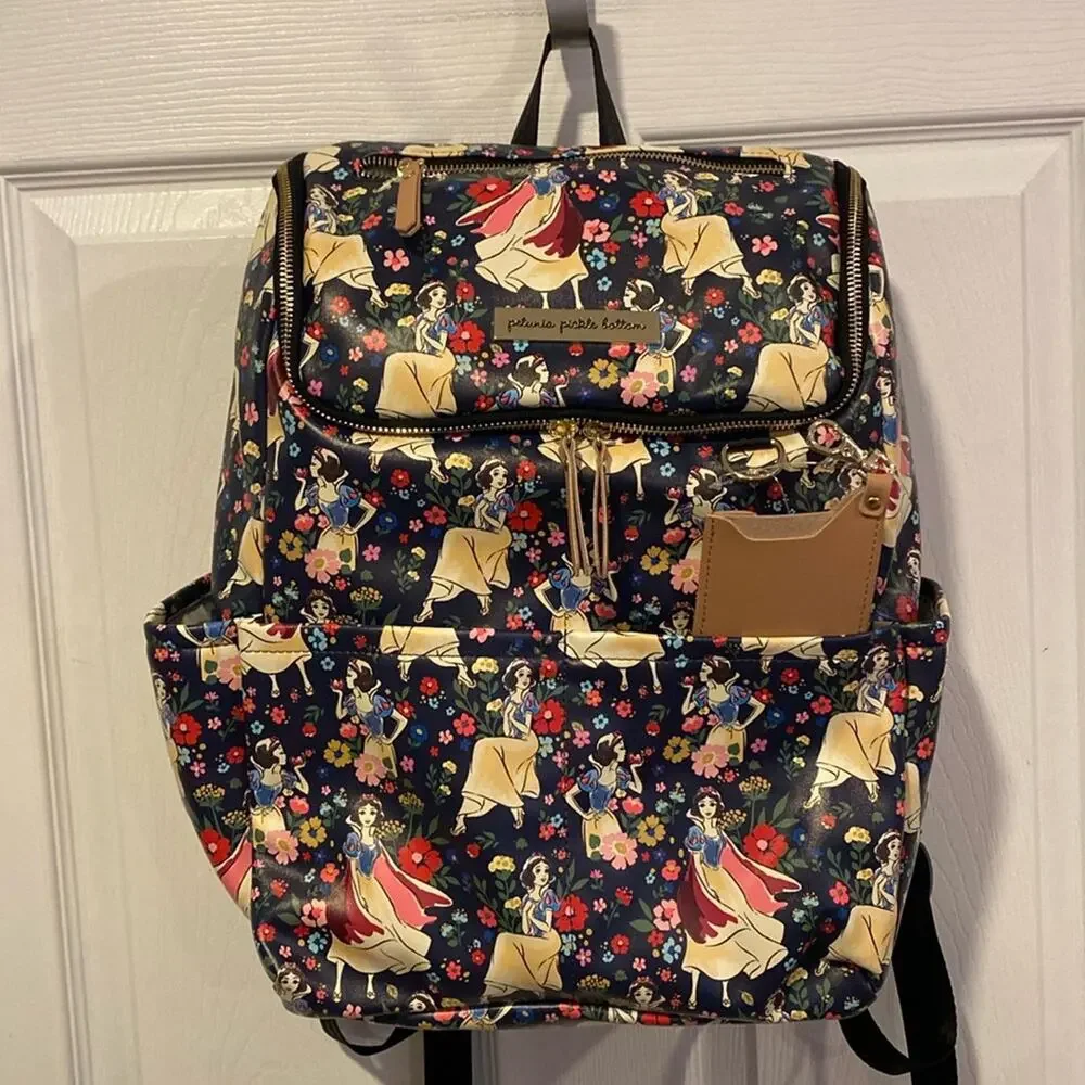 BNWT PETUNIA PICKLE BOTTOM Disney Snow White Enchanted Forest Large Diaper Bag